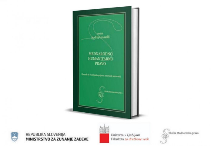 Naslovnica knjige Mednarodno humanitarno pravo | Avtor MZZ